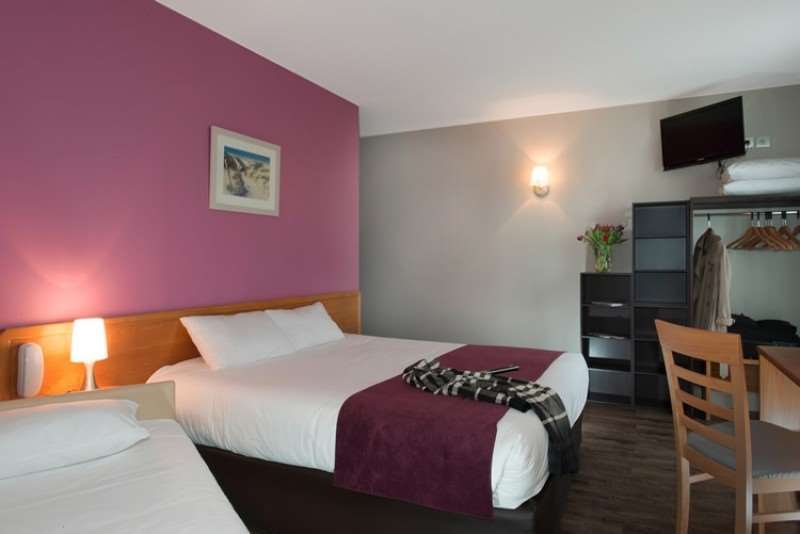Brit Hotel Les Alizes Порнік Ресторан фото